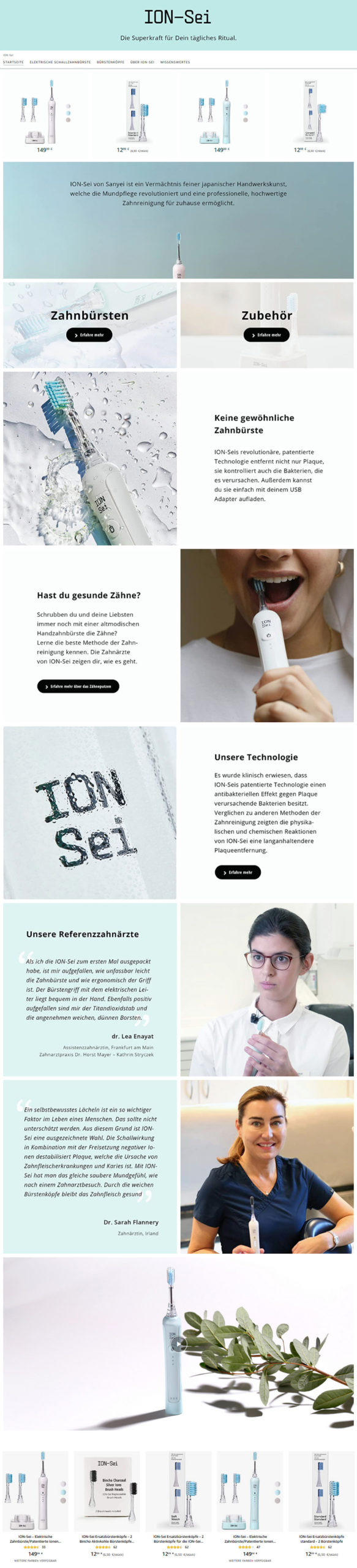 Amazon Brandstore IonSei