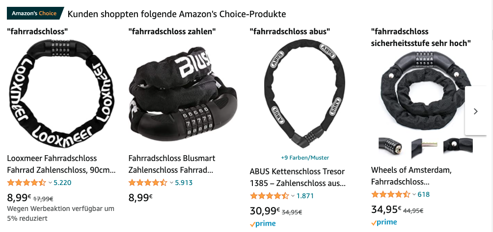 Amazon Badges - Amazon Choice