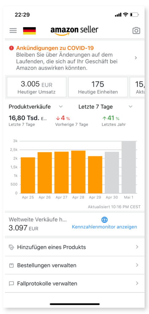 Namox Masterclass: Erfolgsergebnis Seller 6